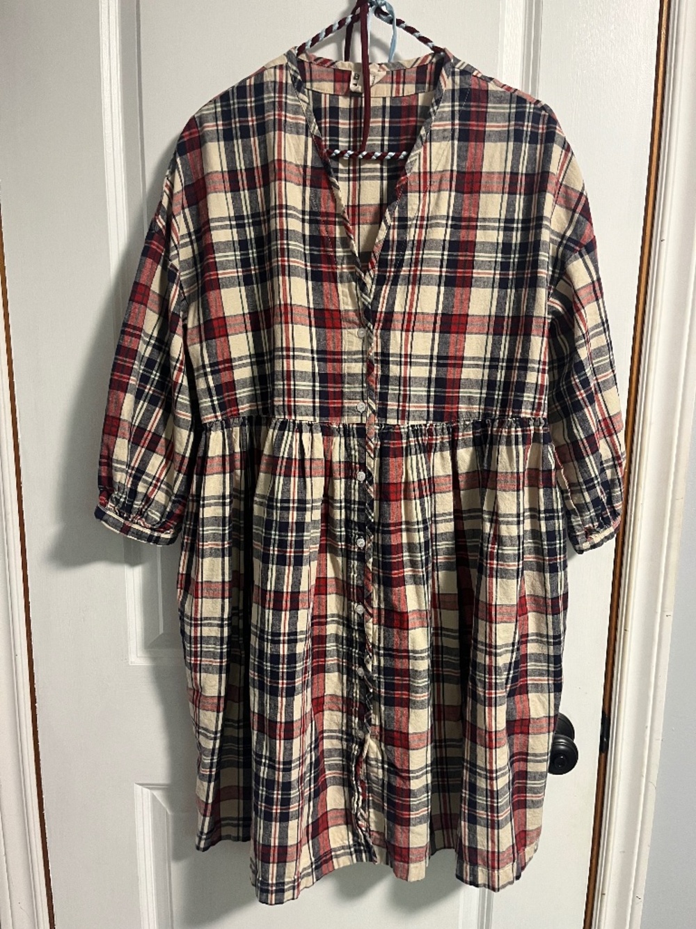 Beaton House Dress Plaid